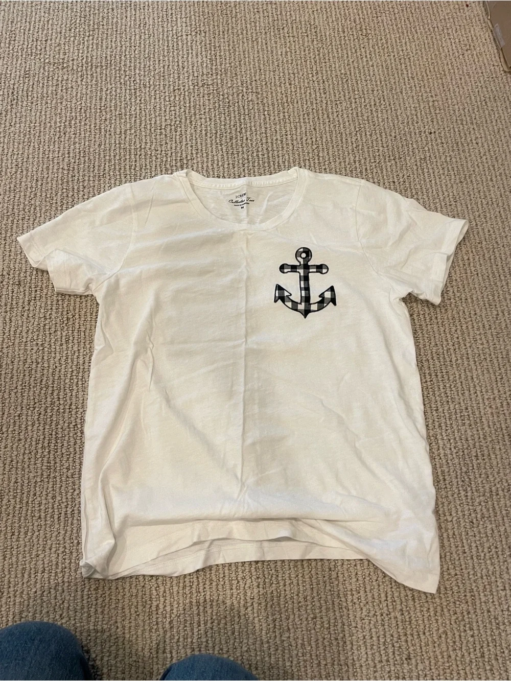 J Crew Anchor Tee